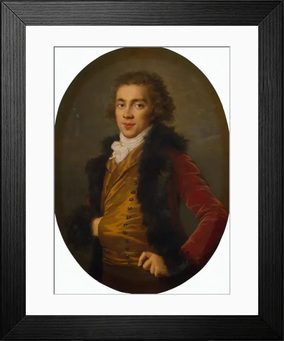 Framed Print : Portrait of Prince Grigory Alexandrovich Stroganov (1770-1857), 1793. Artist: Vigee-Lebrun, Marie Louise Elisabeth (1755-1842) Framed Print : Portrait of Prince Grigory Alexandrovich Stroganov (1770-1857), 1793. Artist: Vigee-Lebrun, Marie Louise Elisabeth (1755-1842)