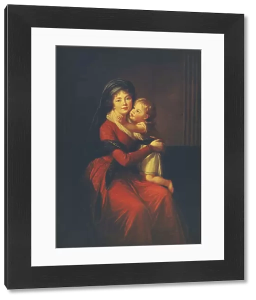 Portrait of Princess Alexandra Golitsyna with her son Pyotr, 1794. Artist: Vigee-Lebrun, Marie Louise Elisabeth (1755-1842)