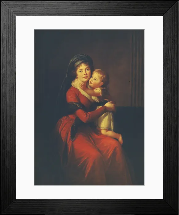 Framed Print : Portrait of Princess Alexandra Golitsyna with her son Pyotr, 1794. Artist: Vigee-Lebrun, Marie Louise Elisabeth (1755-1842) Framed Print : Portrait of Princess Alexandra Golitsyna with her son Pyotr, 1794. Artist: Vigee-Lebrun, Marie Louise Elisabeth (1755-1842)