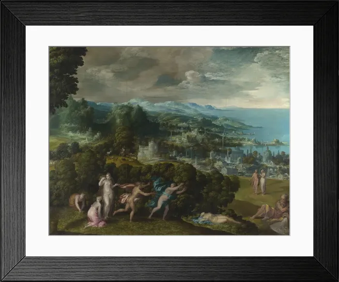 Framed Print : The Death of Eurydice, ca 1550-1565. Artist: Niccolo dell Abate (1509 / 12-1571) Framed Print : The Death of Eurydice, ca 1550-1565. Artist: Niccolo dell Abate (1509 / 12-1571)