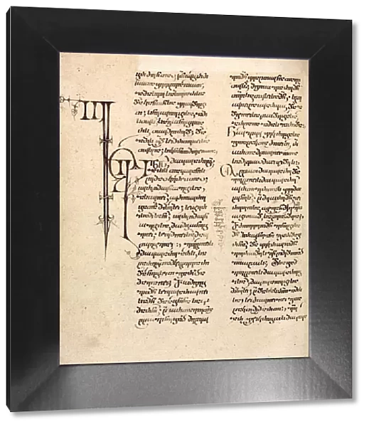 Georgian-language Manuscript, 12th-13th century. Artist: Anonymous master