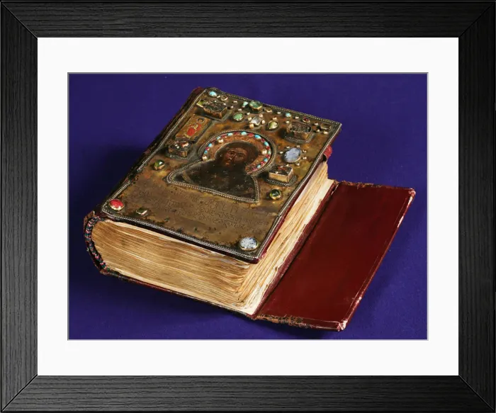 Framed Print : The Alaverdi Gospels, 1054. Artist: Anonymous master Framed Print : The Alaverdi Gospels, 1054. Artist: Anonymous master