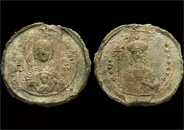 Seal of Empress Maria of Alania, 1070. Artist: Numismatic, Ancient Coins