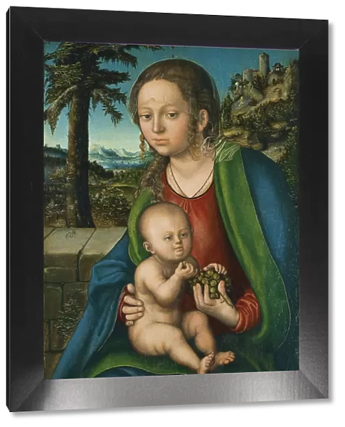 The Virgin with Child with a Bunch Grapes, ca 1509-1510. Artist: Cranach, Lucas, the Elder (1472-1553)