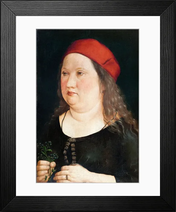 Framed Print : Portrait of a man, 1497. Artist: Durer, Albrecht (1471-1528) Framed Print : Portrait of a man, 1497. Artist: Durer, Albrecht (1471-1528)