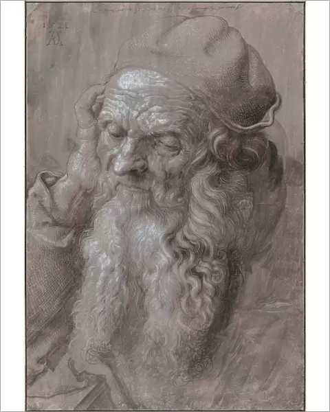 Head of an Old Man, 1521. Artist: Durer, Albrecht (1471-1528)