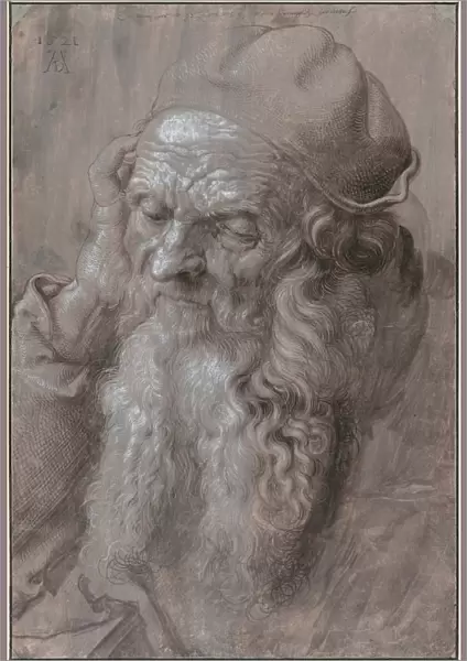 Head of an Old Man, 1521. Artist: Durer, Albrecht (1471-1528)