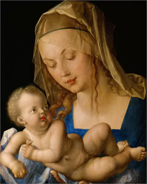 Virgin and child with a pear, 1512. Artist: Durer, Albrecht (1471-1528)