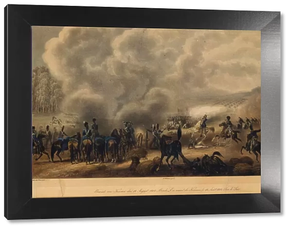 The Battle of Krasnoi on August 14, 1812, 1820s. Artist: Faber du Faur, Christian Wilhelm, von (1780-1857)