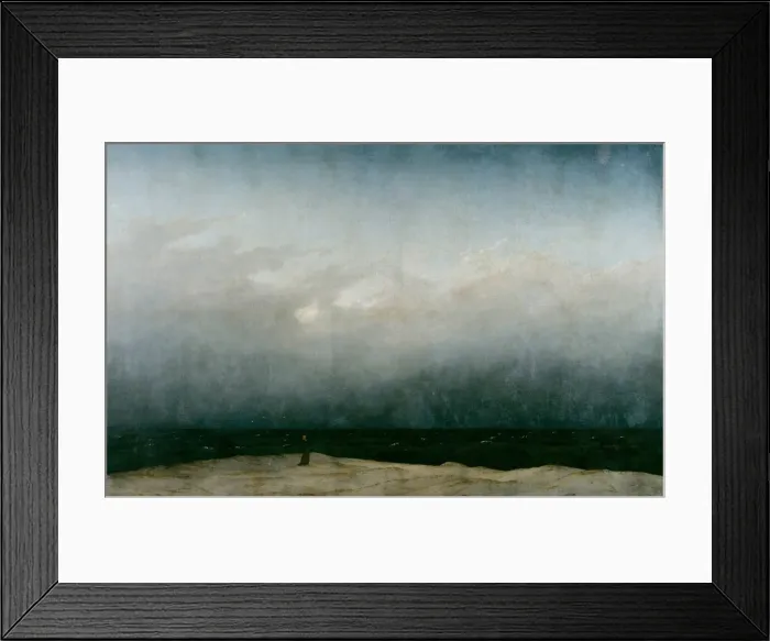 Framed Print : The Monk by the Sea, 1808-1810. Artist: Friedrich, Caspar David (1774-1840) Framed Print : The Monk by the Sea, 1808-1810. Artist: Friedrich, Caspar David (1774-1840)
