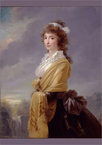 Portrait of Countess Elisabeth von Thun-Hohenstein (1764-1806), 1787. Artist: Fuger, Heinrich Friedrich (1751-1818)