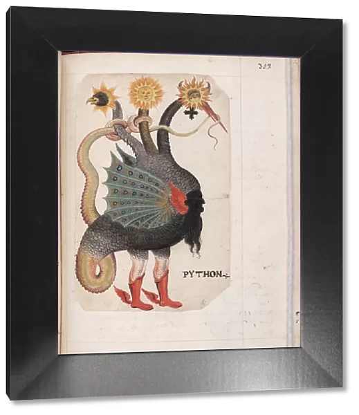 Python (from: Alchemical and Rosicrucian Compendium), ca 1760. Artist: German master