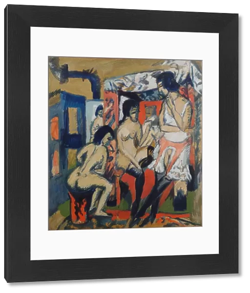Nudes in Studio, 1912. Artist: Kirchner, Ernst Ludwig (1880-1938)