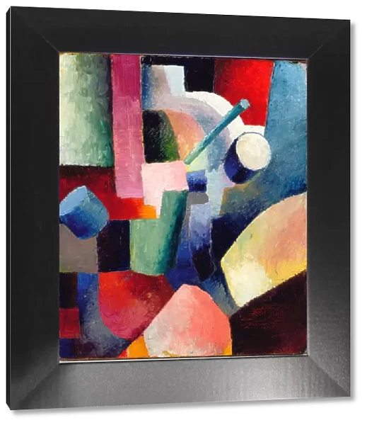 Colored Composition of Forms, 1914. Artist: Macke, August (1887-1914)