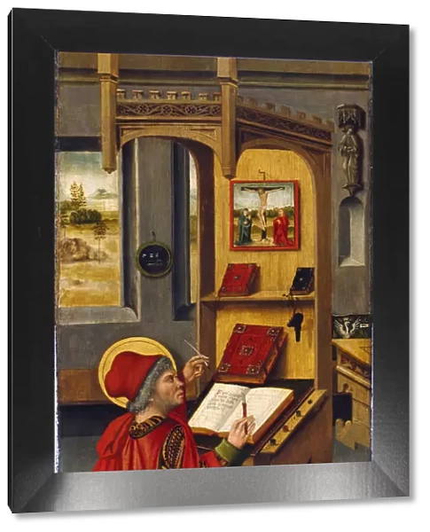 Saint Luke the Evangelist, 1478. Artist: Malesskircher, Gabriel (ca. 1425-1495)