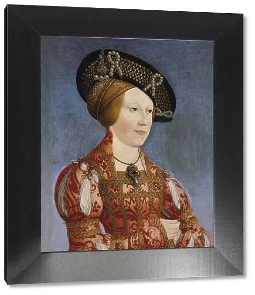 Anna of Bohemia and Hungary (1503-1547), 1519. Artist: Maler zu Schwaz (1480  /  88-1526  /  29)