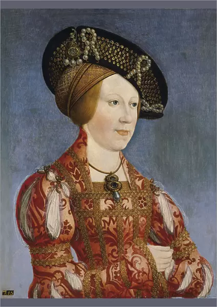 Anna of Bohemia and Hungary (1503-1547), 1519. Artist: Maler zu Schwaz (1480  /  88-1526  /  29)