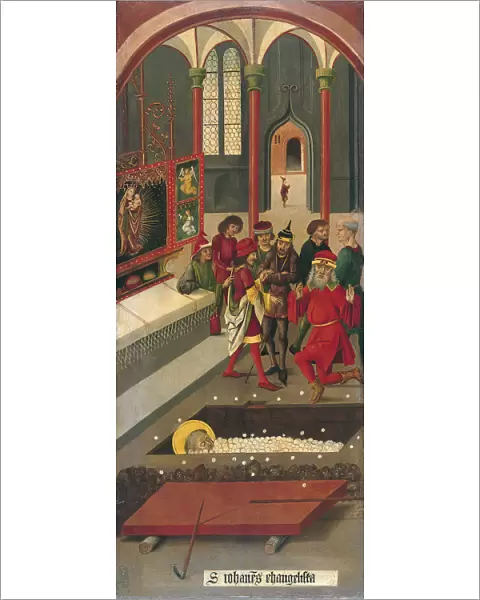 The Miracle of the Host at the Tomb of Saint John, 1478. Artist: Malesskircher, Gabriel (ca. 1425-1495)