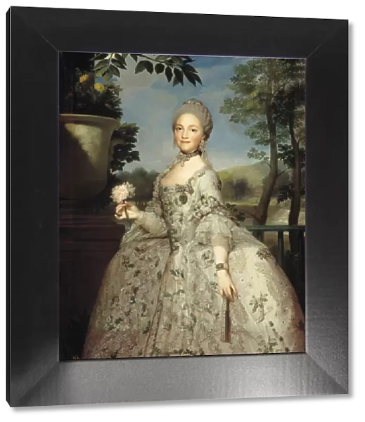 Portrait of Maria Luisa of Parma as Princess of Asturias, ca 1764-1765. Artist: Mengs, Anton Raphael (1728-1779)