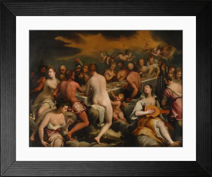 Framed Print : The Feast of the Gods. Artist: Rottenhammer, Johann (Hans), the Elder (1564-1625) Framed Print : The Feast of the Gods. Artist: Rottenhammer, Johann (Hans), the Elder (1564-1625)