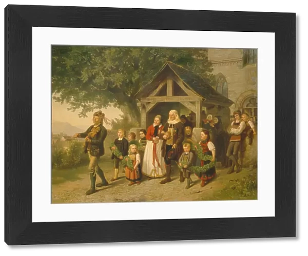 The Golden Wedding, 1857. Artist: Salentin (1822-1910)