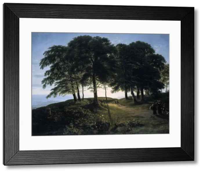 Framed Print : Morning, 1813. Artist: Schinkel, Karl Friedrich (1781-1841) Framed Print : Morning, 1813. Artist: Schinkel, Karl Friedrich (1781-1841)