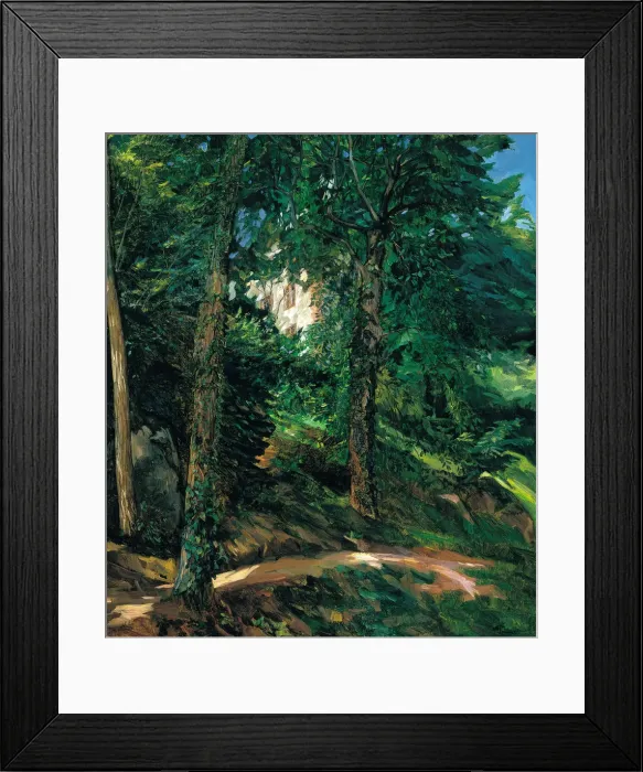 Framed Print : Castle Grounds in Lichtenberg in Odenwald, 1900. Artist: Trubner, Heinrich Wilhelm (1851-1917) Framed Print : Castle Grounds in Lichtenberg in Odenwald, 1900. Artist: Trubner, Heinrich Wilhelm (1851-1917)