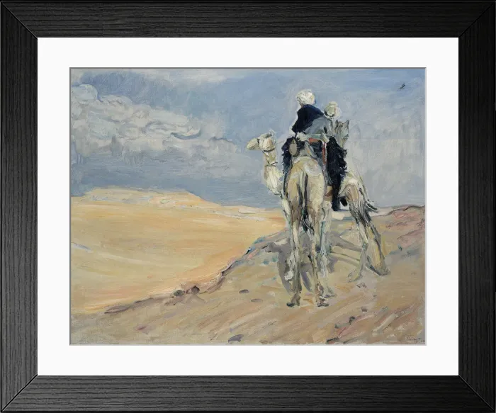Framed Print : Sandstorm in the Libyan Desert, 1914. Artist: Slevogt, Max (1868-1932) Framed Print : Sandstorm in the Libyan Desert, 1914. Artist: Slevogt, Max (1868-1932)