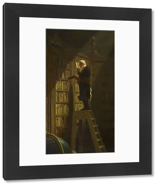 The Bookworm, c. 1850. Artist: Spitzweg, Carl (1808-1885)