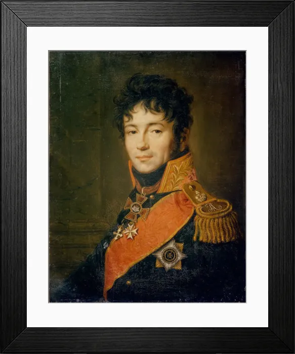 Framed Print : Portrait of Count Evgraf Fedotovich Komarovsky (1769-1843). Artist: Vogel von Vogelstein, Carl Christian (1788-1868) Framed Print : Portrait of Count Evgraf Fedotovich Komarovsky (1769-1843). Artist: Vogel von Vogelstein, Carl Christian (1788-1868)