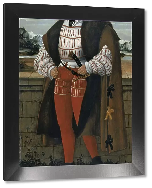 The Court Jester known as Knight Christoph, 1515. Artist: Wertinger, Hans, von (ca. 1465-1533)
