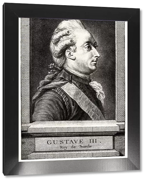 Portrait of Gustav III of Sweden, Early 19th cen Artist: Anonymous