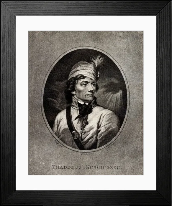 Framed Print : Portrait of Tadeusz Kosciuszko (1746-1817), Early 19th cen Artist: Anonymous Framed Print : Portrait of Tadeusz Kosciuszko (1746-1817), Early 19th cen Artist: Anonymous