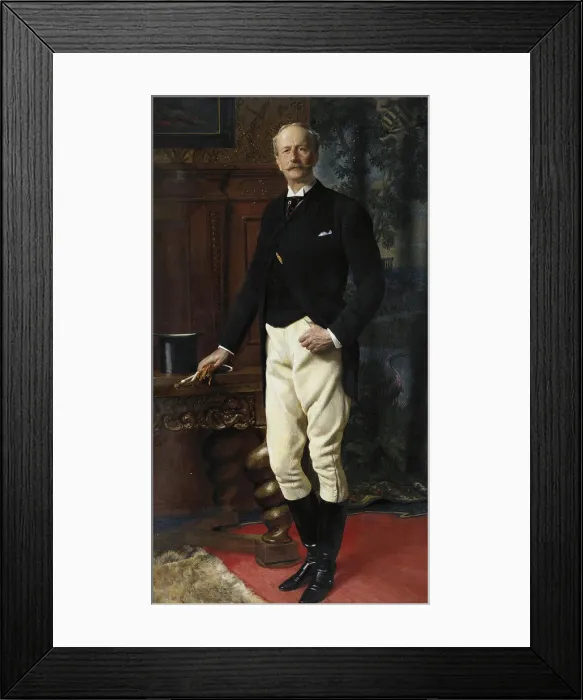 Framed Print : Portrait of Ernst I, Duke of Saxe-Altenburg (1826-1908), 1893. Artist: Anonymous Framed Print : Portrait of Ernst I, Duke of Saxe-Altenburg (1826-1908), 1893. Artist: Anonymous