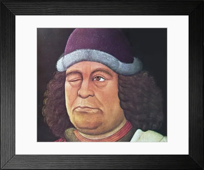 Framed Print : Oswald von Wolkenstein (Detail), 1430s. Artist: Anonymous Framed Print : Oswald von Wolkenstein (Detail), 1430s. Artist: Anonymous