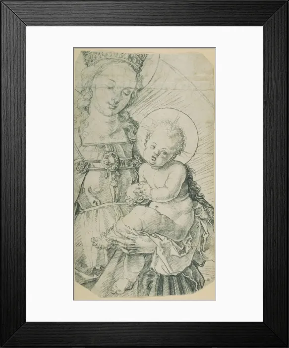 Framed Print : Madonna and Child, 1514. Artist: Durer, Albrecht (1471-1528) Framed Print : Madonna and Child, 1514. Artist: Durer, Albrecht (1471-1528)