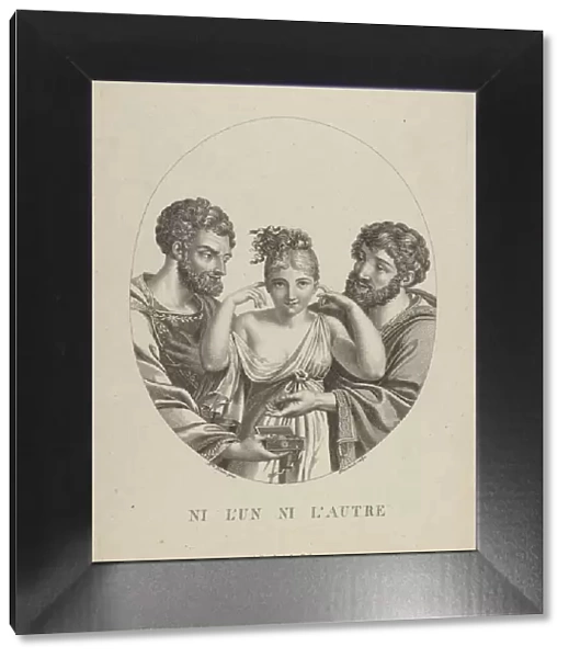 None of the two (Ni L Un, Ni L Autre), Early 19th cen Artist: Fleischmann, Friedrich (1791-1834)
