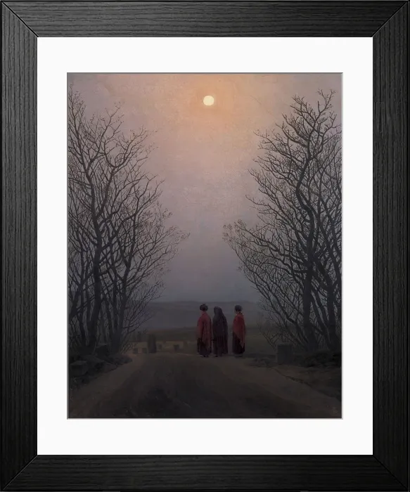 Framed Print : Easter Morning, between 1828 and 1835. Artist: Friedrich, Caspar David (1774-1840)