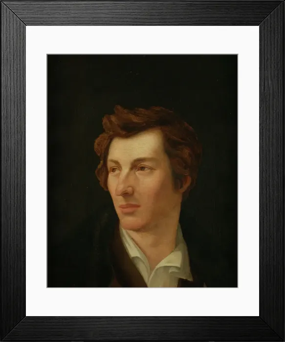 Framed Print : Portrait of the poet Heinrich Heine (1797-1856), 1828. Artist: Gassen, Gottlieb (1805-1878) Framed Print : Portrait of the poet Heinrich Heine (1797-1856), 1828. Artist: Gassen, Gottlieb (1805-1878)