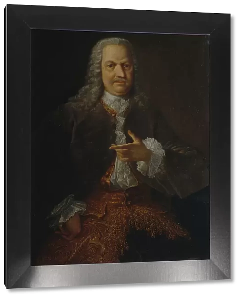 Portrait of Akinfiy Nikitich Demidov (1678?1745), before 1745. Artist: Grooth, Georg-Christoph (1716-1749)
