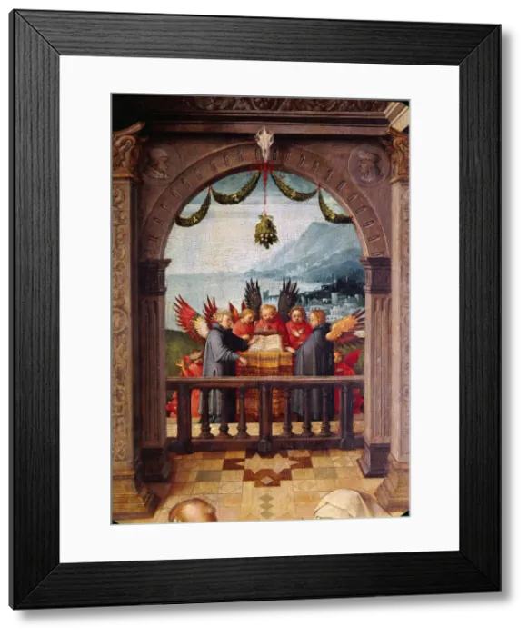Framed Print : The Fountain of Life (Detail), 1519. Artist: Holbein, Hans, the Elder (1465-1524) Framed Print : The Fountain of Life (Detail), 1519. Artist: Holbein, Hans, the Elder (1465-1524)