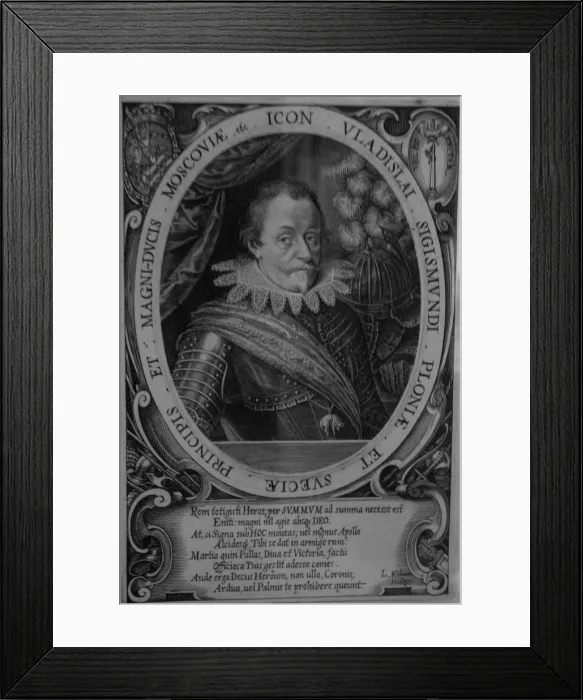 Framed Print : King Wladyslaw IV Vasa of Poland (1595-1648), Tsar of Russia, before 1632. Artist: Kilian, Lucas (1579-1637) Framed Print : King Wladyslaw IV Vasa of Poland (1595-1648), Tsar of Russia, before 1632. Artist: Kilian, Lucas (1579-1637)