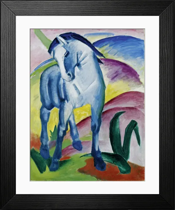Framed Print : Blue Horse I, 1911. Artist: Marc, Franz (1880-1916) Framed Print : Blue Horse I, 1911. Artist: Marc, Franz (1880-1916)