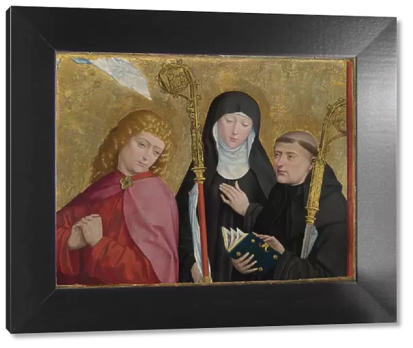 Saints John the Evangelist, Scholastica and Benedict (The Liesborn Altarpiece), ca. 1470-1480. Artist: Master of Liesborn (15th century)