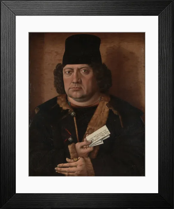 Framed Print : Portrait of Alexander Mornauer, ca 1464-1488. Artist: Master of the Mornauer Portrait (active between 1464 and 1488) Framed Print : Portrait of Alexander Mornauer, ca 1464-1488. Artist: Master of the Mornauer Portrait (active between 1464 and 1488)