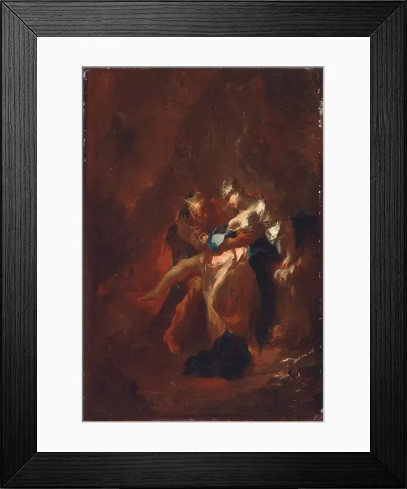 Framed Print : Judah and Tamar. Artist: Maulbertsch, Franz Anton (1724-1796) Framed Print : Judah and Tamar. Artist: Maulbertsch, Franz Anton (1724-1796)