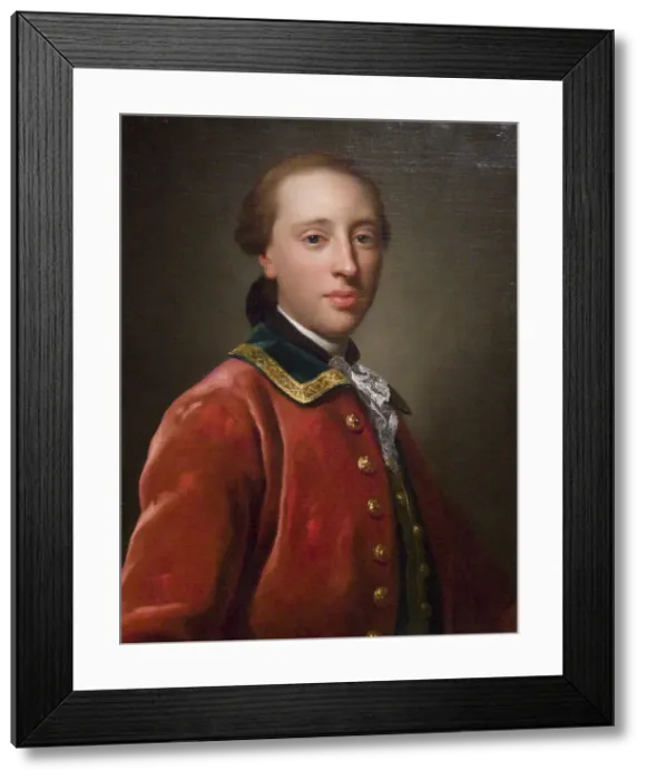 Framed Print : Portrait of William Fermor (1737-1806), 1757. Artist: Mengs, Anton Raphael (1728-1779) Framed Print : Portrait of William Fermor (1737-1806), 1757. Artist: Mengs, Anton Raphael (1728-1779)
