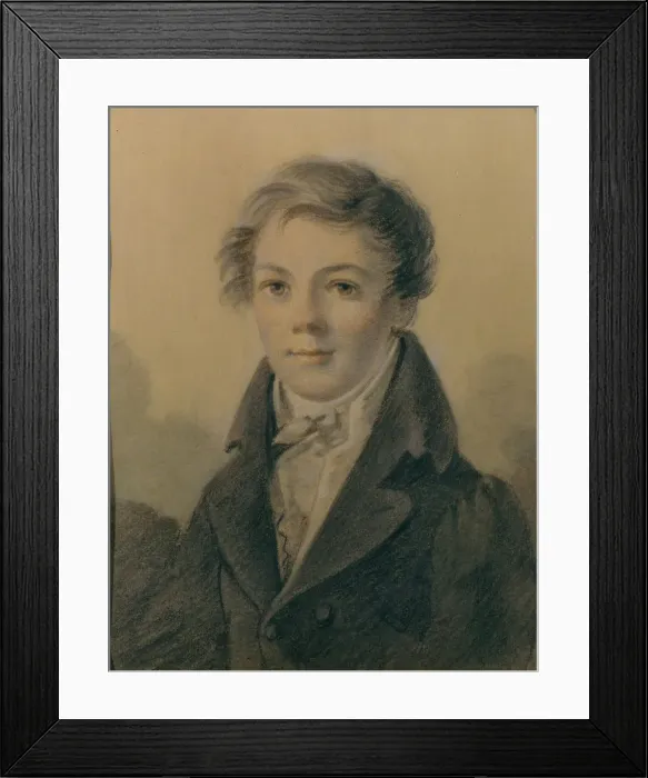 Framed Print : Portrait of Ivan Boretsky. Artist: Molinari, Alexander (1772-1831) Framed Print : Portrait of Ivan Boretsky. Artist: Molinari, Alexander (1772-1831)