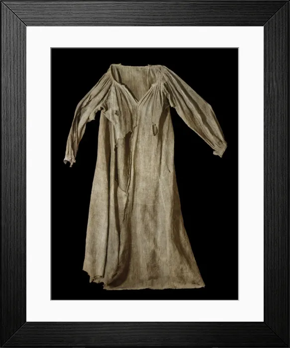 Framed Print : The Witch Gown of Veringenstadt, 1680. Artist: Objects of History Framed Print : The Witch Gown of Veringenstadt, 1680. Artist: Objects of History