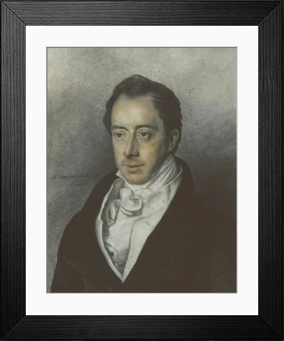 Framed Print : Portrait of Nikolay Ivanovich Turgenev (1789-1871), 1823. Artist: Oesterreich, Otto (Yermolay) (1790-nach 1832) Framed Print : Portrait of Nikolay Ivanovich Turgenev (1789-1871), 1823. Artist: Oesterreich, Otto (Yermolay) (1790-nach 1832)